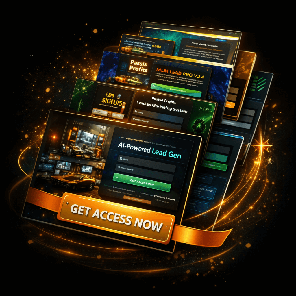 MLM Lead Pro hero graphic