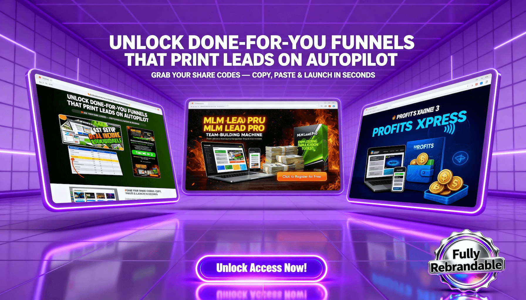 Share Code Pages MLM Lead Pro Share Code Library